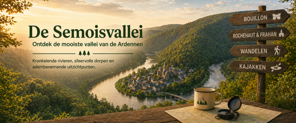 De Semoisvallei in de Belgische Ardennen